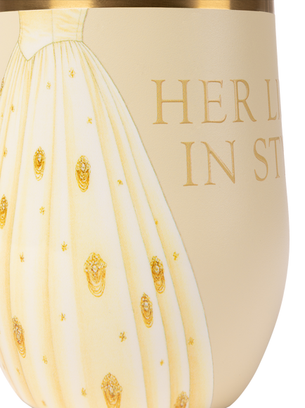 Royal Collection Her Life in Style Travel Cup, Cream - view 2, Cream