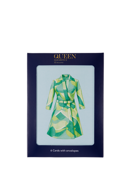 Royal Collection Her Life In Style Notecards Pack of 6, Multi