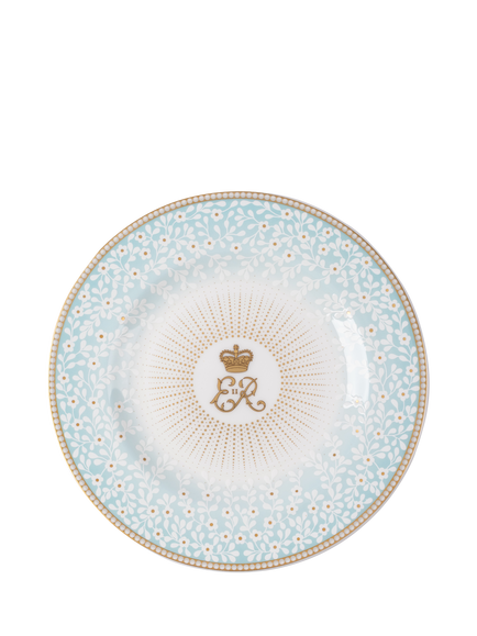 Royal Collection Queen Elizabeth II Centenary 6" Side Plate, Blue, Blue