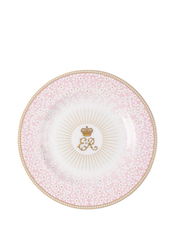 Royal Collection Queen Elizabeth II Centenary 6" Side Plate, Pink, Pink