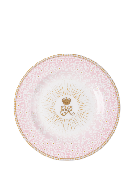 Royal Collection Queen Elizabeth II Centenary 6" Side Plate, Pink, Pink
