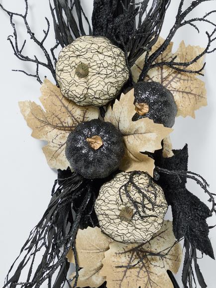 John Lewis Halloween Broomstick Decoration - view 2, Black & Natural