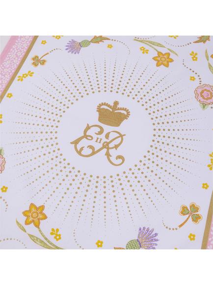 Royal Collection Queen Elizabeth II Centenary Tea Towel - view 2, Pink