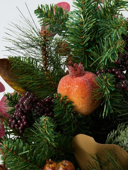 John Lewis Frosted Fruits Christmas Tree, Multi, 61cm - view 2, Multi