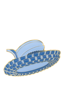 Royal Collection Queen Elizabeth II Golden Jubilee Hat Magnet, Blue, Blue