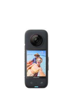 Іnѕtа360 X3 Action Camera, 5.7K, 48MP, 360° Recording, Black, Black