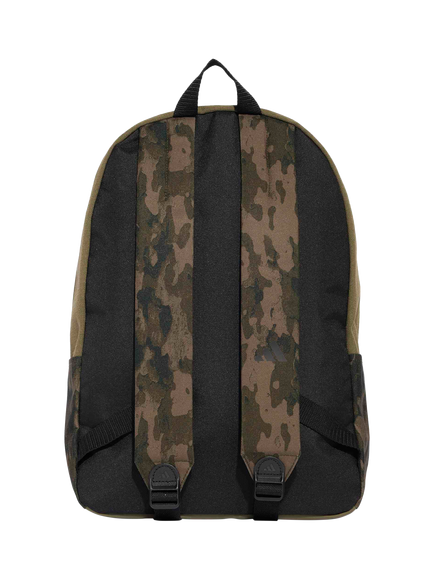 adidas Youth Boys' Camo Backpack, Green - view 2, Olive Strata