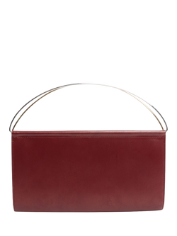 Pre-loved Cartier Trinity Dual Tone Bi-Fold Clutch, Bordeaux - view 2, Bordeaux