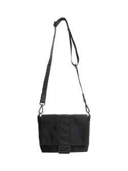 Pre-loved Fendi Nylon Baguette Bag, Black - view 2, Black