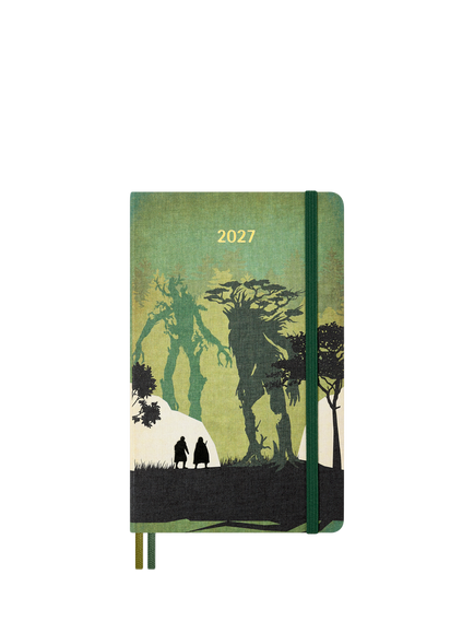 Moleskine The Lord of the Rings Merry & Pippin 2027 Diary, Green