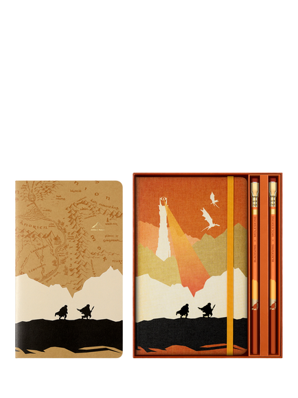 Moleskine The Lord of the Rings Frodo & Sam Notebook Set in Gift Box - view 2, Orange