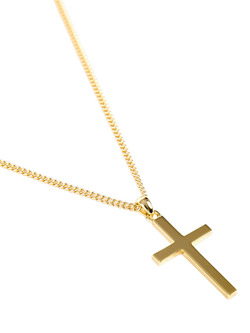 Serge DeNimes Cross Necklace, Gold - view 2, Gold