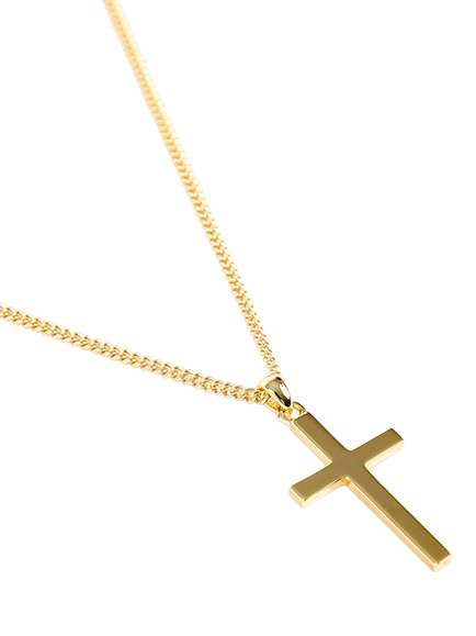 Serge DeNimes Cross Necklace, Gold - view 2, Gold