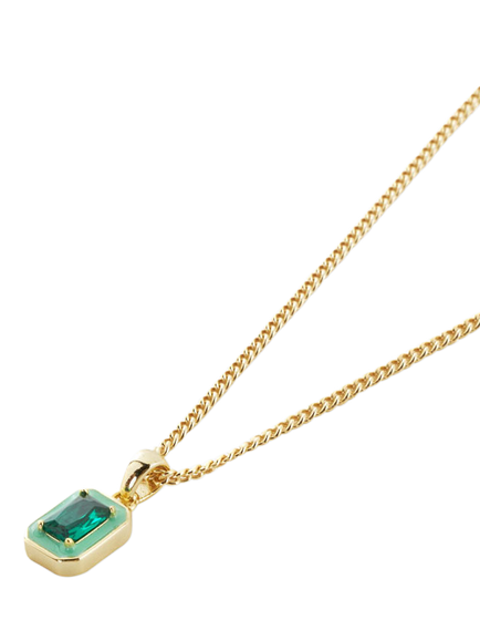 Serge DeNimes Green Blush Necklace, Gold - view 2, Gold