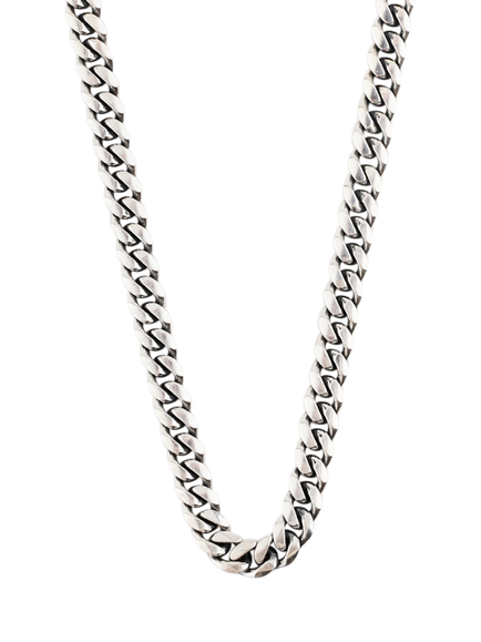 Serge DeNimes Sterling Silver 5mm Chunky Curb Chain Necklace, Silver