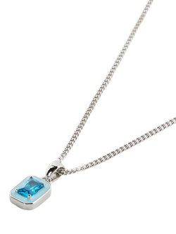 Serge DeNimes Blue Blush Necklace, Silver - view 2, Silver