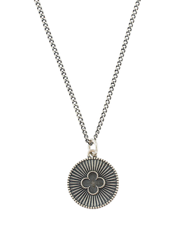 Serge DeNimes Sterling Silver Clover Necklace, Silver