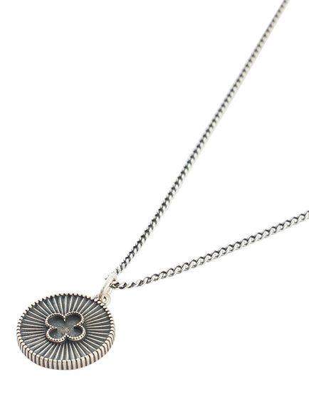 Serge DeNimes Sterling Silver Clover Necklace - view 2, Silver