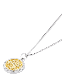 Serge DeNimes Compass Necklace, Mixed Metal - view 2, Mixed Metal