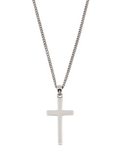 Serge DeNimes Cross Necklace, Silver, Silver