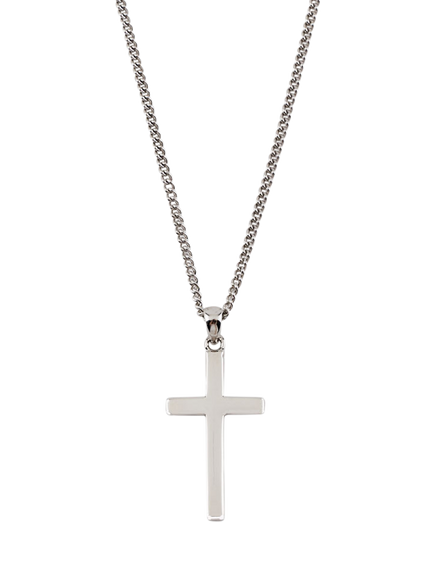 Serge DeNimes Cross Necklace, Silver, Silver