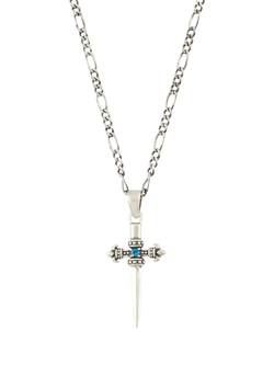 Serge DeNimes Sterling Silver Estoc Necklace, Silver