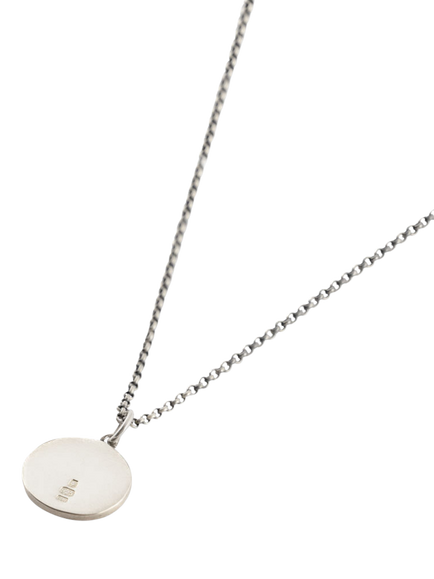 Serge DeNimes Sterling Silver Minimal Hallmark Necklace - view 2, Silver