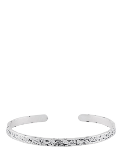 Serge DeNimes Sterling Silver Forge Cuff Bracelet, Silver