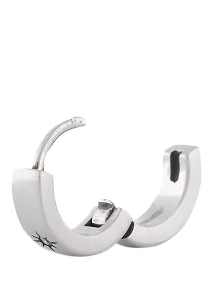 Serge DeNimes Sterling Silver Asteria Hoop Earring - view 2, Silver