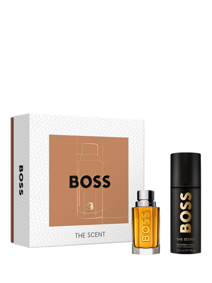 HUGO BOSS BOSS The Scent Eau de Toilette For Him 50ml Father's Day Fragrance Gift Set, 