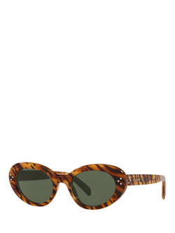 Celine CL000311 Women's Cat's Eye Sunglasses, Blonde Tortoise/Grey, Blonde Tortoise/Grey