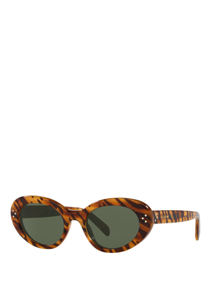 Celine CL000311 Women's Cat's Eye Sunglasses, Blonde Tortoise/Grey, Blonde Tortoise/Grey