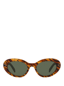 Celine CL000311 Women's Cat's Eye Sunglasses, Blonde Tortoise/Grey - view 2, Blonde Tortoise/Grey