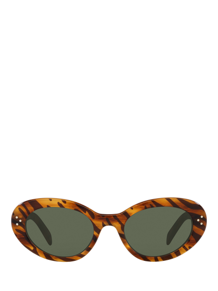 Celine CL000311 Women's Cat's Eye Sunglasses, Blonde Tortoise/Grey - view 2, Blonde Tortoise/Grey