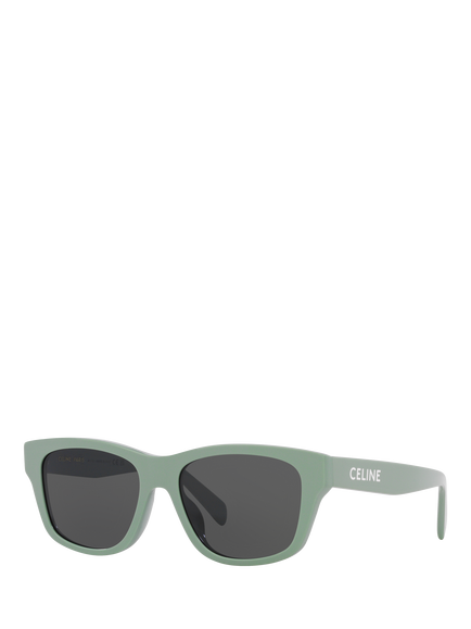 Celine CL000388 Men's Oval Sunglasses, Green, Green