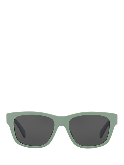 Celine CL000388 Men's Oval Sunglasses, Green - view 2, Green