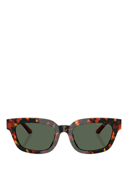 Emporio Armani EA4233U Women's Irregular Sunglasses - view 2, Havana Brown/Green