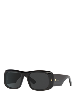 Gucci GC001833 Men's Rectangular Sunglasses, Black