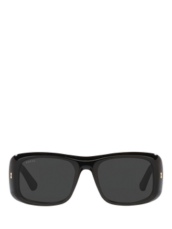 Gucci GC001833 Men's Rectangular Sunglasses - view 2, Black