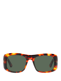 Gucci GC001833 Men's Rectangular Sunglasses - view 2, Havana/Green