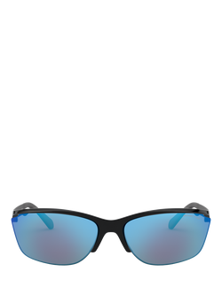 Michael Kors MK2110 Women's Rectangular Sunglasses, Black - view 2, Black