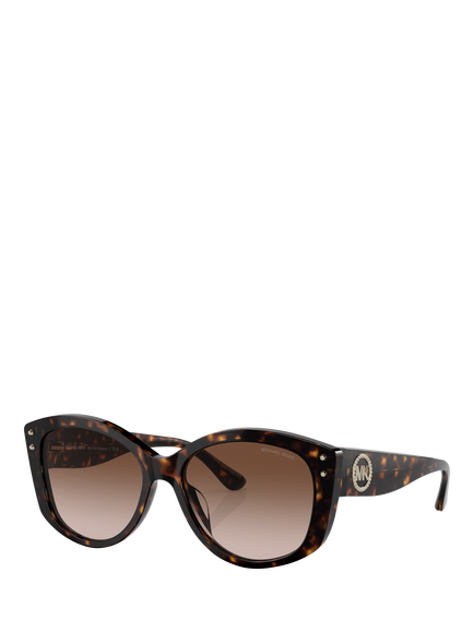 Michael Kors MK2175U Women's Butterfly Shaped Sunglasses, Dark Tortoise, Dark Tortoise