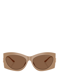 Michael Kors MK2235U Women's Irregular Shaped Sunglasses, Camel - view 2, Camel