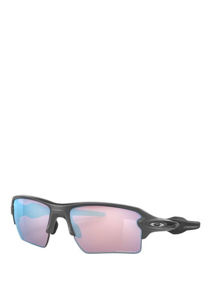Oakley OO9188 Unisex Rectangular Sunglasses, Steel, Steel