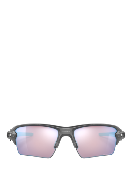 Oakley OO9188 Unisex Rectangular Sunglasses, Steel - view 2, Steel