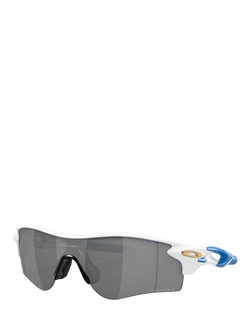 Oakley OO9206 Unisex Irregular Shape Sunglasses, Polished White, Polished White