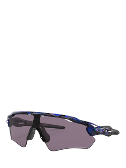 Oakley OO9208 Men's Wrap Sunglasses, Blue Multi/Violet, Blue Multi/Violet