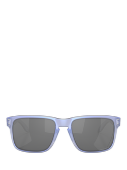Oakley OO9244 Men's D-Frame Sunglasses, Dark Matte Stonewash Opaline/Grey - view 2, Dark Matte Stonewash Opaline/Grey