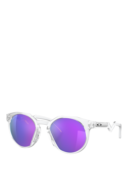 Oakley OO9464 Unisex Round Sunglasses, Matte Clear, Matte Clear
