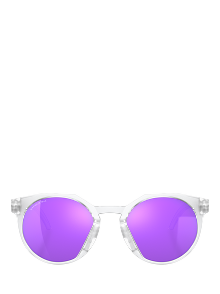 Oakley OO9464 Unisex Round Sunglasses, Matte Clear - view 2, Matte Clear